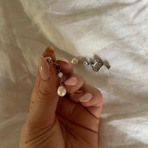 Pearl clip on earrings set of 3